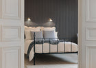 R14722 Swedish Cottage Gray Mural by Rebel Walls