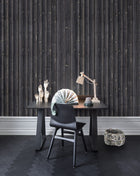 R14731 Coffee Wood Mural by Rebel Walls