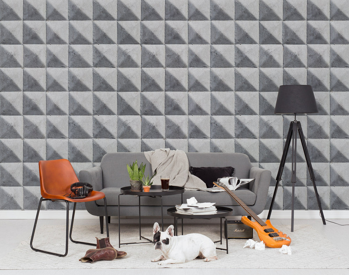 R14771 Triangle Square Mural by Rebel Walls