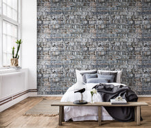 R14811 Stacked Bricks Mural by Rebel Walls