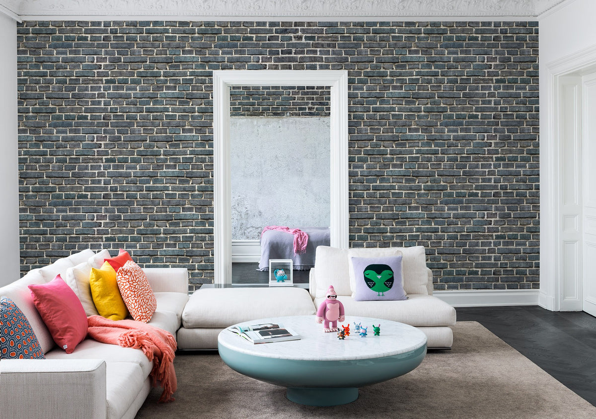 R14842 Top Floor Tiles Mural by Rebel Walls
