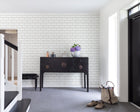 R14862 Bistro Tiles White Mural by Rebel Walls