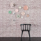 R14873 Soft Bricks Pink Dusty Pink Mural by Rebel Walls