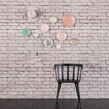 R14873 Soft Bricks Pink Dusty Pink Mural by Rebel Walls