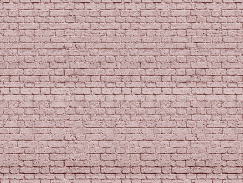 R14873 Soft Bricks Pink Dusty Pink Mural by Rebel Walls