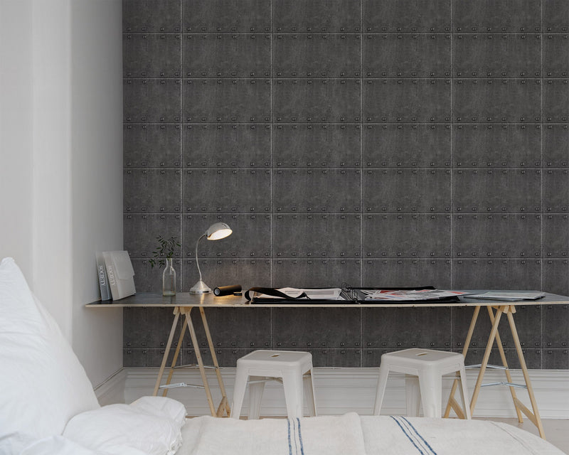R14951 Pop Rivets Mural by Rebel Walls