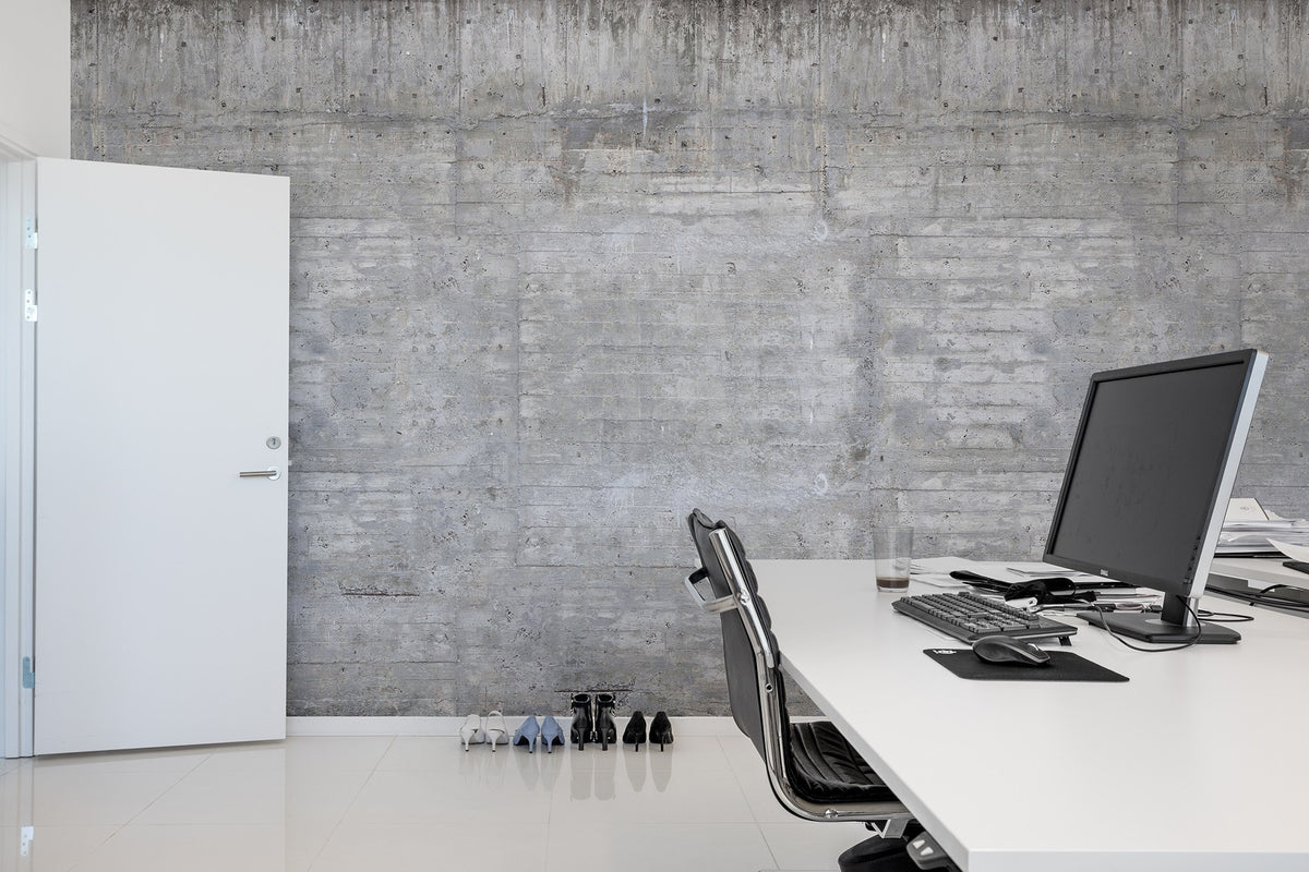 R15001 Wooden Concrete Mural by Rebel Walls