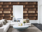 R15041 Antique Books Mural by Rebel Walls