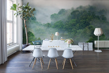 R15062 Misty Forest Tropical Oasis Mural by Rebel Walls