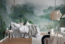 R15062 Misty Forest Tropical Oasis Mural by Rebel Walls