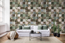 R15071 Birds of Paradise Tiles Tropical Oasis Mural by Rebel Walls