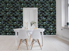 R15091 Peacock Plumage Tropical Oasis Mural by Rebel Walls