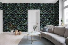R15091 Peacock Plumage Tropical Oasis Mural by Rebel Walls
