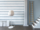 R15101 Tidemark Blue Shore & Lines Mural by Rebel Walls