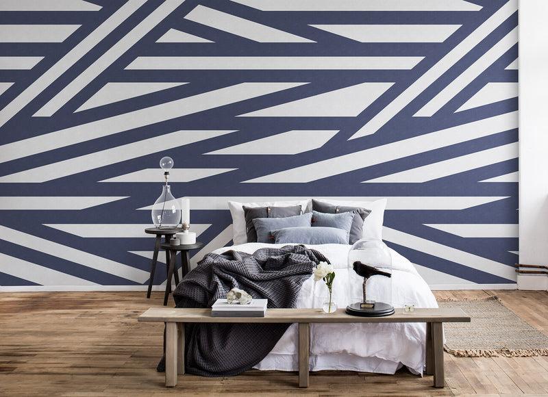 R15141 Sailors Sea Shore & Lines Mural by Rebel Walls