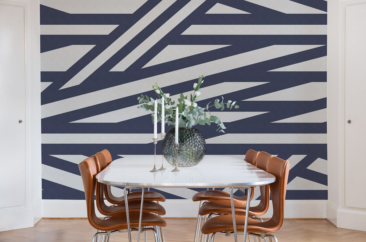 R15141 Sailors Sea Shore & Lines Mural by Rebel Walls