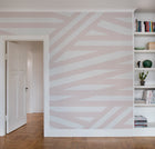 R15142 Sailors Sea Pink Shore & Lines Mural by Rebel Walls