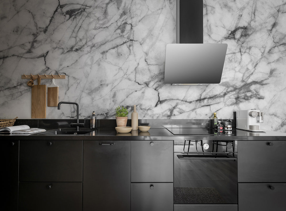 R15183 Marble Art Graphite Pops Mural by Rebel Walls