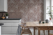 R15231 Decorated Bricks Red Home Mural by Rebel Walls