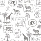 R15271 Animal Party Home Mural by Rebel Walls