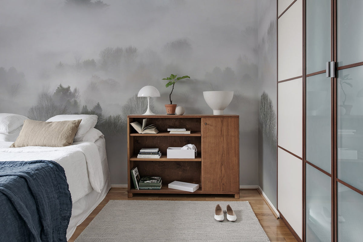 R15301 Morning Fog Home Mural by Rebel Walls
