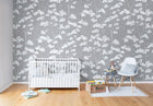 R15332 Animal Tree Gray Home Mural by Rebel Walls