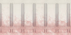 R15381 Patinated Panels Dusty Pink Mural by Rebel Walls