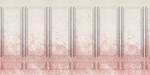 R15381 Patinated Panels Dusty Pink Mural by Rebel Walls