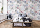 R15401 Mixed Memories Dusty Pink Mural by Rebel Walls