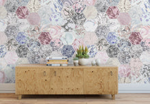 R15401 Mixed Memories Dusty Pink Mural by Rebel Walls