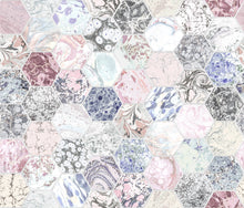 R15401 Mixed Memories Dusty Pink Mural by Rebel Walls