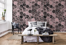 R15402 Mixed Memories Dusty Pink Dusty Pink Mural by Rebel Walls