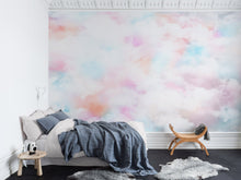 R15411 Coral Clouds Dusty Pink Mural by Rebel Walls