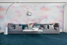 R15411 Coral Clouds Dusty Pink Mural by Rebel Walls