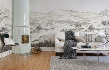 R15421 Hope Mountains Dusty Pink Mural by Rebel Walls
