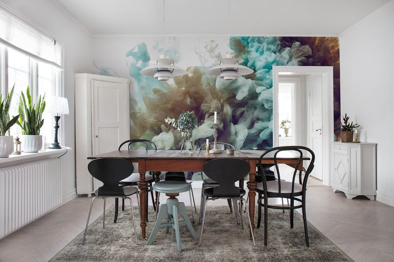 R15451 Frozen Moment Eclectic Dash Mural by Rebel Walls