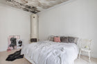 R15452 Frozen Moment Cream Eclectic Dash Mural by Rebel Walls
