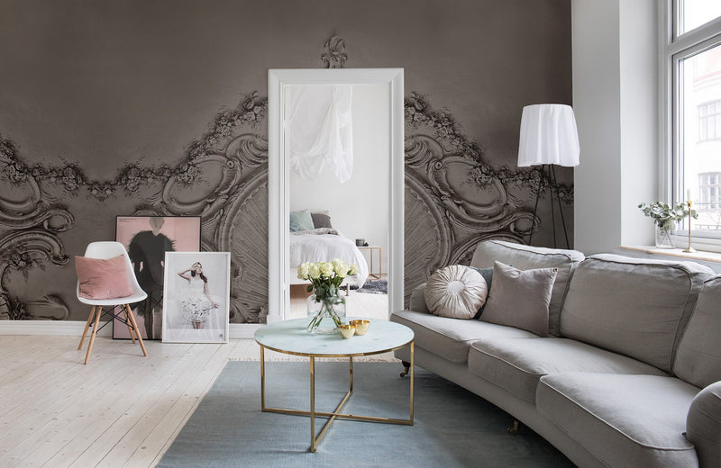 R15482 Stucco Gloria Clay Palette Mural by Rebel Walls