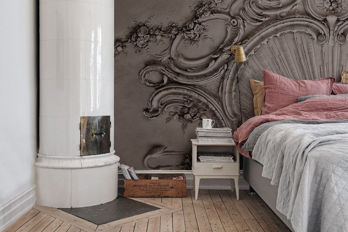 R15482 Stucco Gloria Clay Palette Mural by Rebel Walls