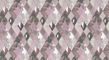 R15571 Big Harlequin Plum Palette Mural by Rebel Walls