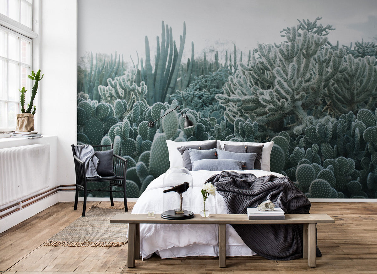 R15611 Cacti Palette Mural by Rebel Walls