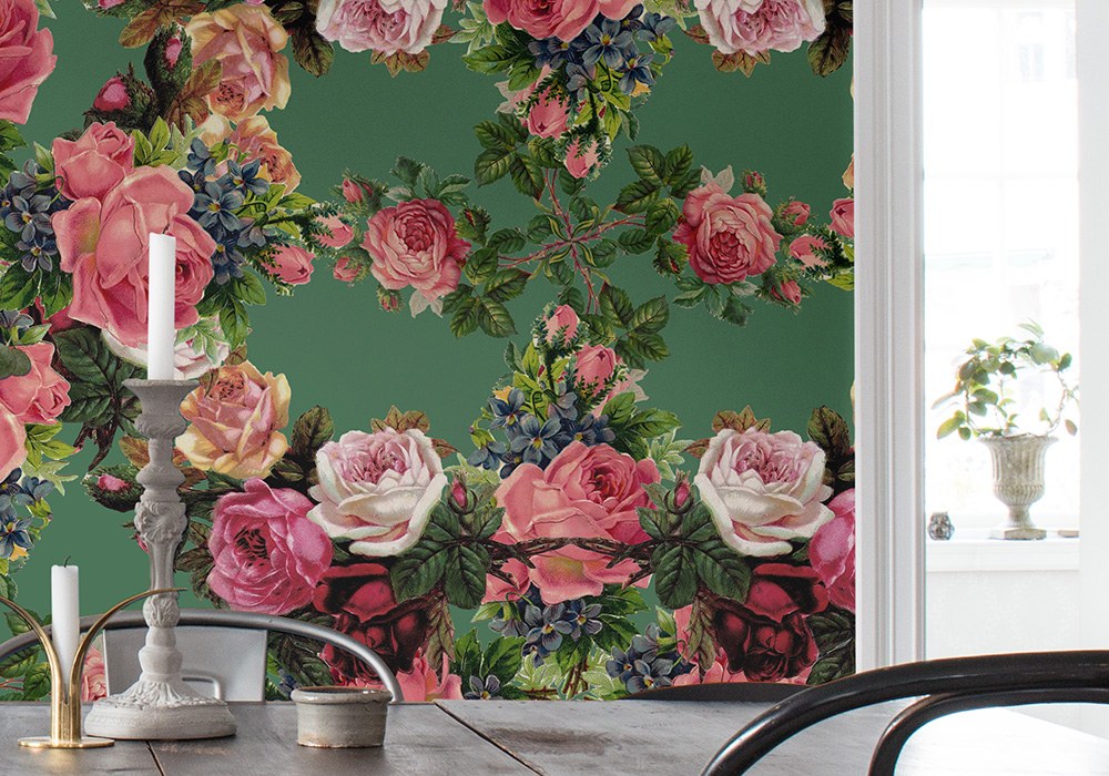 R15711 Floral Frida Garden Flora Maxima Mural by Rebel Walls