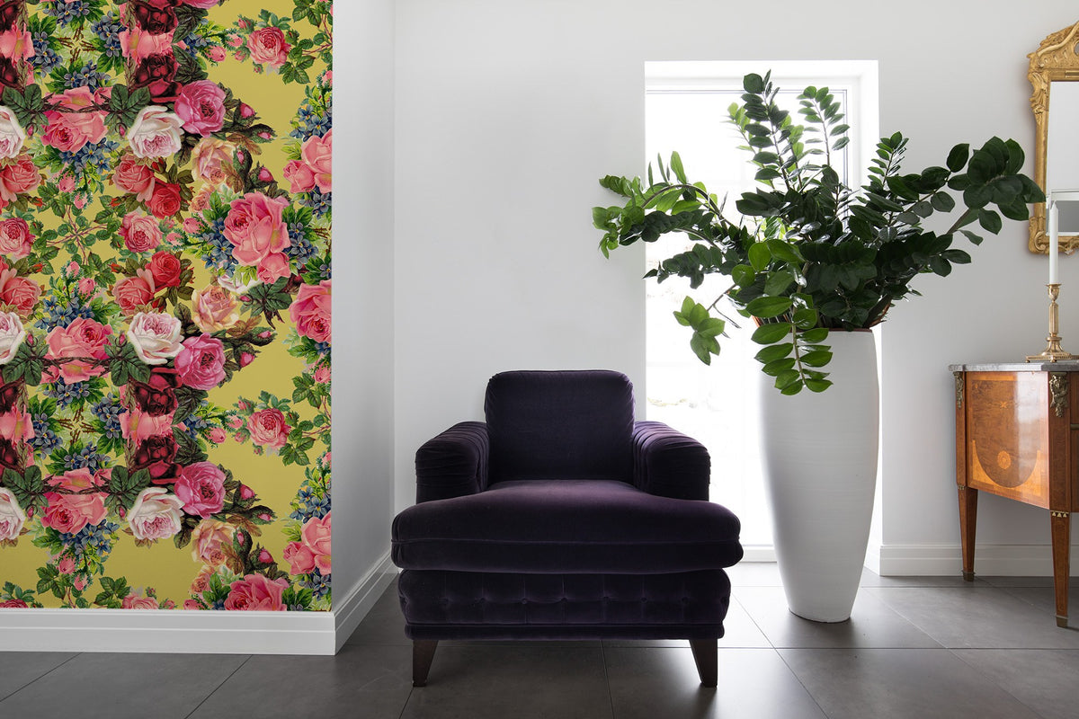 R15712 Floral Frida Flora Maxima Mural by Rebel Walls
