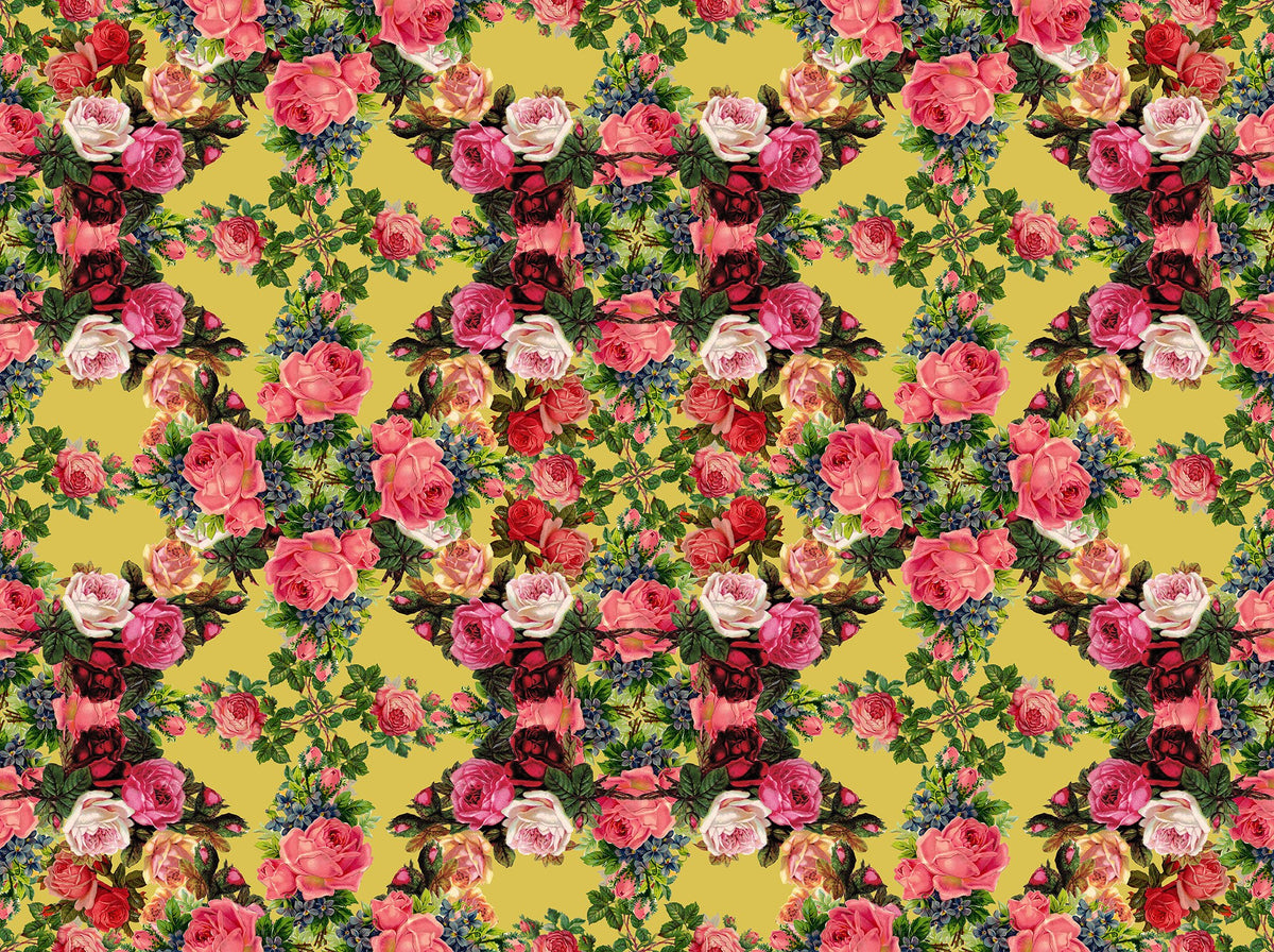 R15712 Floral Frida Flora Maxima Mural by Rebel Walls