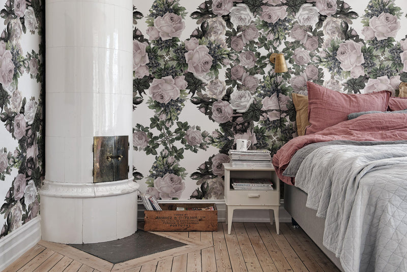 R15713 Floral Frida Vintage Bouquet Mural by Rebel Walls