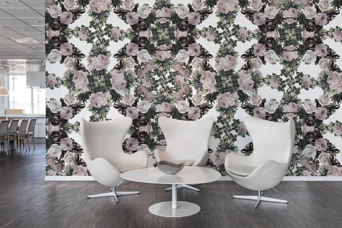 R15713 Floral Frida Vintage Bouquet Mural by Rebel Walls