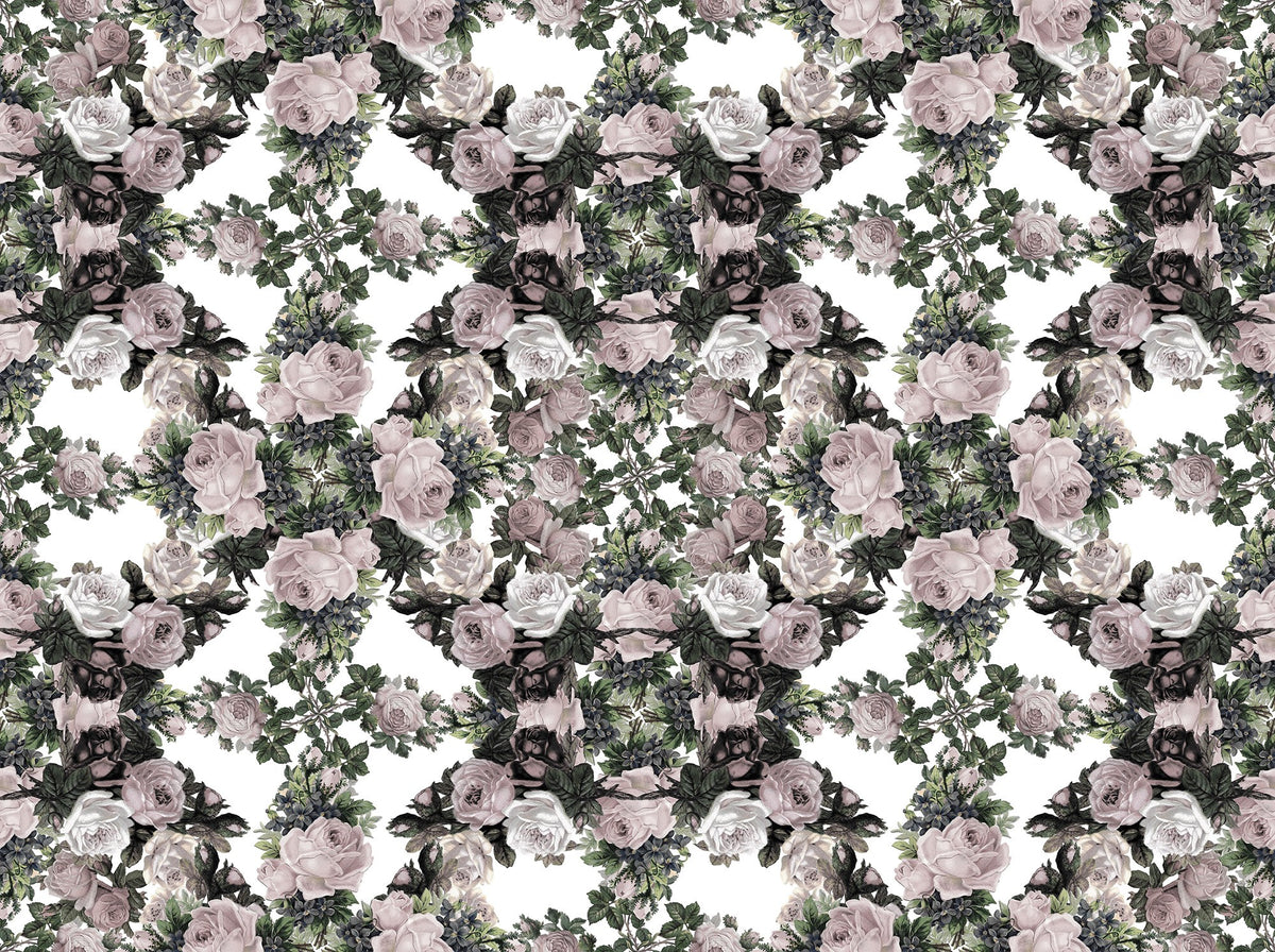 R15713 Floral Frida Vintage Bouquet Mural by Rebel Walls