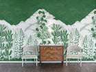 R15721 Eden Green Flora Maxima Mural by Rebel Walls