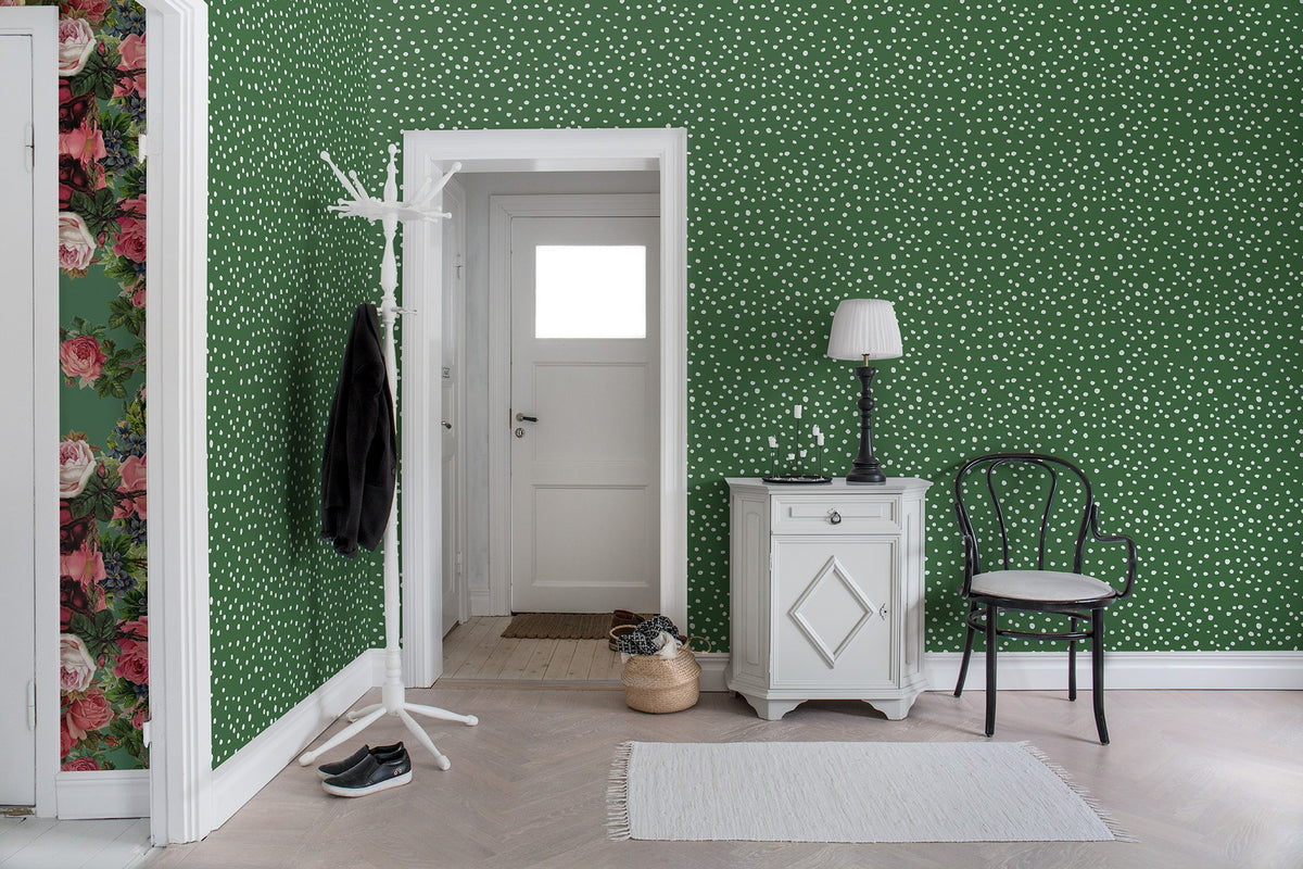 R15753 Rebel Dot Basil Flora Maxima Mural by Rebel Walls