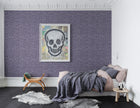 R15754 Rebel Dot Violet Flora Maxima Mural by Rebel Walls